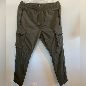 H&M Green Cargo Joggers